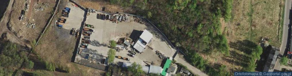 Zdjęcie satelitarne Kalimex - Wynajem kontenerów na złom i odpady. Złomowiec