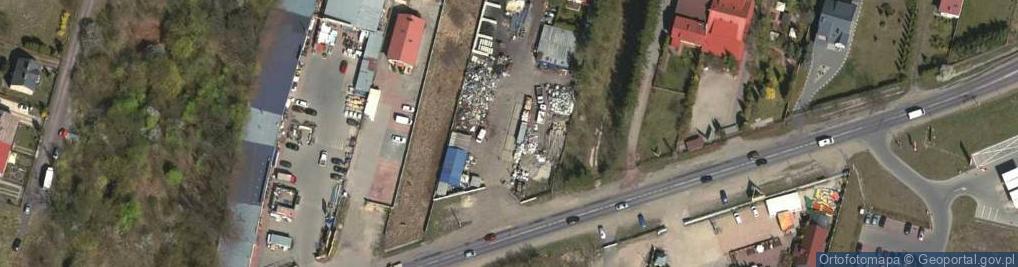 Zdjęcie satelitarne Punkt zbiórki Surowce wtórne