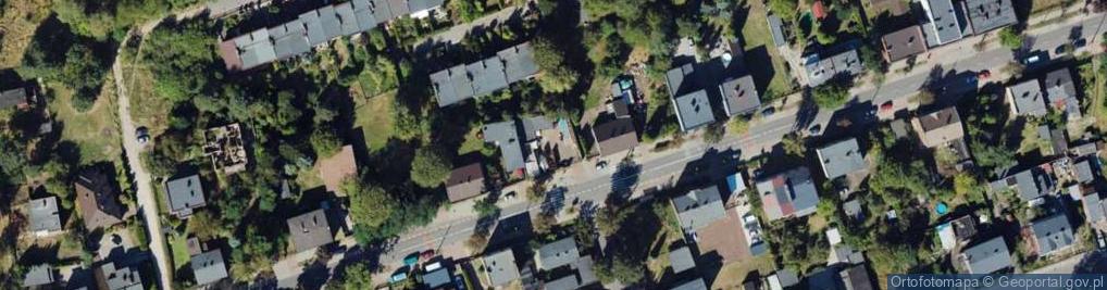 Zdjęcie satelitarne ROSMAN - skup surowców wtórnych