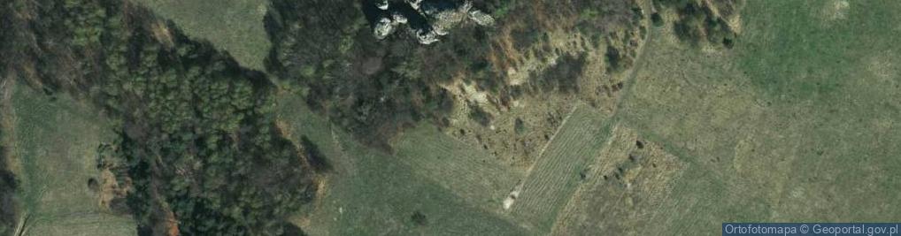 Zdjęcie satelitarne Łyse Skały