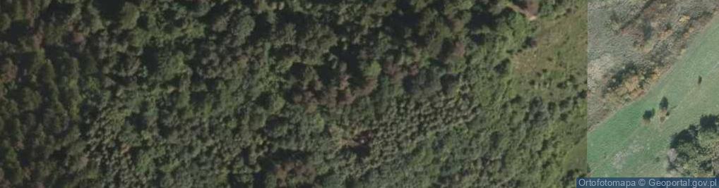 Zdjęcie satelitarne Ostry Groń