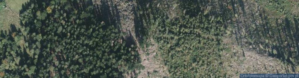 Zdjęcie satelitarne Postrzedni Groń