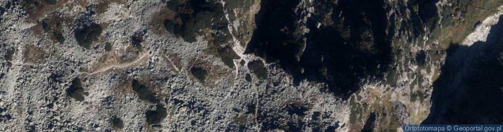 Zdjęcie satelitarne Przełęcz Karb