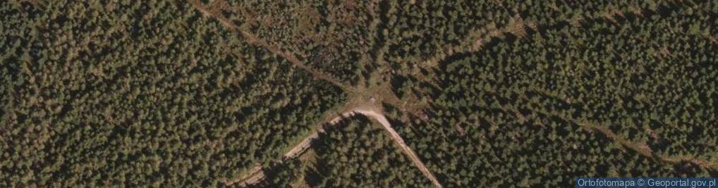 Zdjęcie satelitarne Przełęcz Mokra
