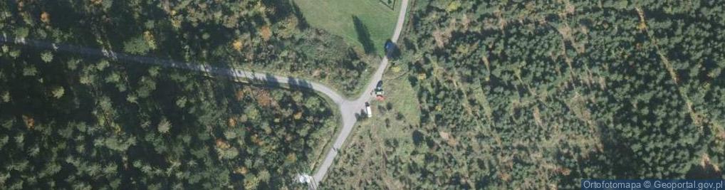 Zdjęcie satelitarne Przełęcz Rupienka