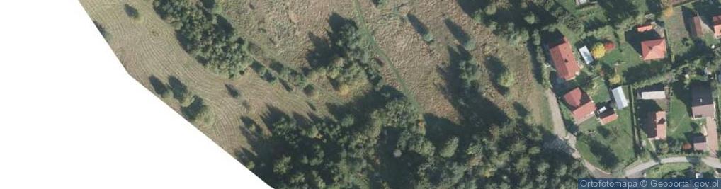 Zdjęcie satelitarne Przełęcz Zwardońska