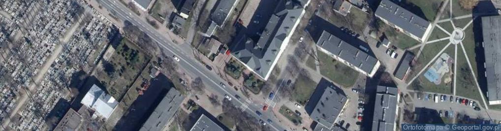 Zdjęcie satelitarne Branżowa Szkoła I Stopnia 2 W Zduńskiej Woli