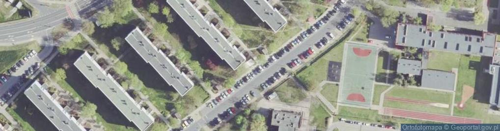 Zdjęcie satelitarne Branżowa Szkoła I Stopnia Nr 1 W Głogowie