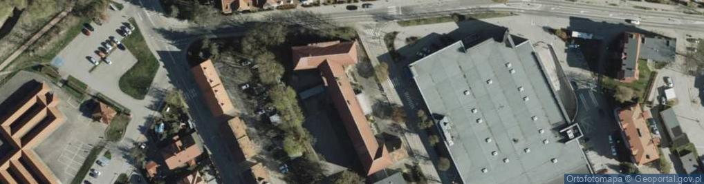 Zdjęcie satelitarne Branżowa Szkoła I Stopnia Nr 1 W Ostródzie