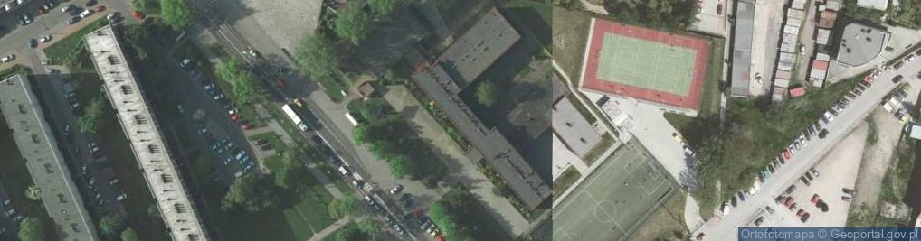 Zdjęcie satelitarne Branżowa Szkoła I Stopnia Nr 11 W Krakowie