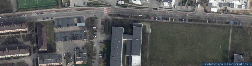 Zdjęcie satelitarne Branżowa Szkoła I Stopnia Nr 3 Im. Władysława Reymonta W Piotrkowie Trybunalskim