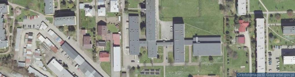 Zdjęcie satelitarne Branżowa Szkoła I Stopnia Nr 5 W Sanoku