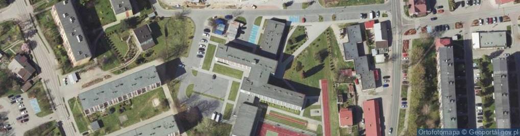 Zdjęcie satelitarne Branżowa Szkoła I Stopnia Nr I W Oświęcimiu