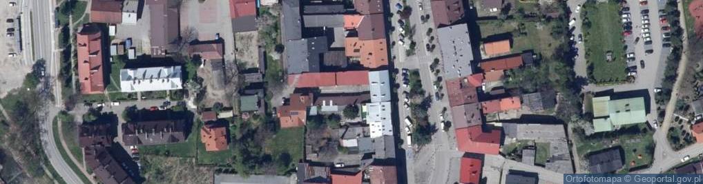 Zdjęcie satelitarne Branżowa Szkoła I Stopnia W Andrychowie Zakładu Doskonalenia Zawodowego W Katowicach