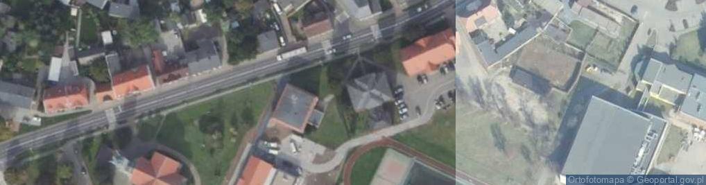 Zdjęcie satelitarne Branżowa Szkoła I Stopnia W Pniewach