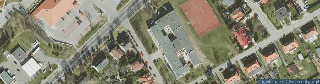 Zdjęcie satelitarne Branżowa Szkoła I Stopnia W Specjalnym Ośrodku Szkolno-Wychowawczym W Trzebnicy