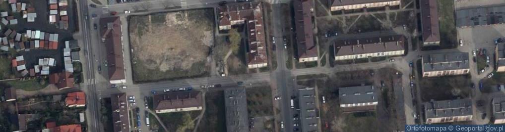 Zdjęcie satelitarne Branżowa Szkoła I Stopnia Zakładu Doskonalenia Zawodowego W Łodzi Z Siedzibą W Piotrkowie Trybunalskim