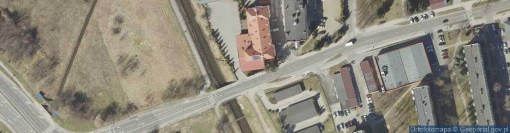 Zdjęcie satelitarne Branżowa Szkoła Rzemiosł Różnych I Stopnia W Zamościu