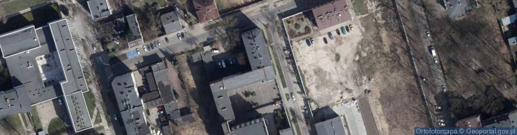 Zdjęcie satelitarne Branżowa Szkoła Rzemiosła I Stopnia W Łodzi