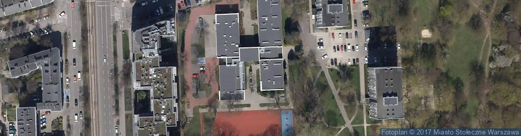 Zdjęcie satelitarne Zasadnicza Szkoła Zawodowa nr 21 w ZS nr 28