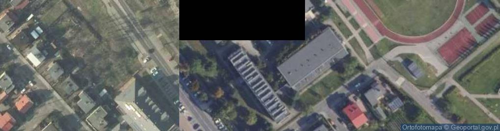Zdjęcie satelitarne ZS Technicznych i Ogólnokształcących im. gen. dr Romana Abraham