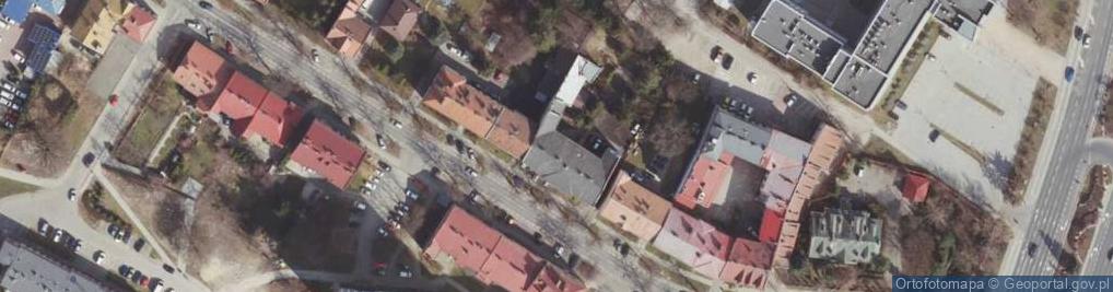 Zdjęcie satelitarne Centrum Kształcenia Ustawiczego'Cosinus'W Rzeszowie
