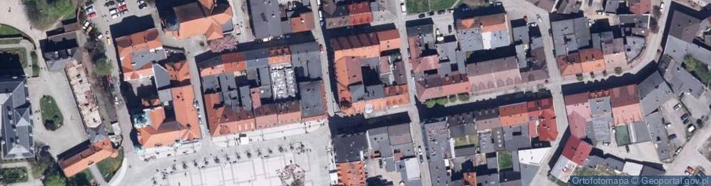 Zdjęcie satelitarne CKU przy Pszczyńskim Centrum Kultury