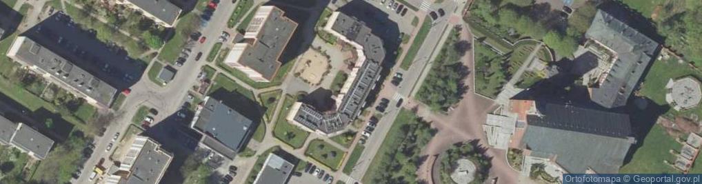 Zdjęcie satelitarne Łomżyńskie Centrum Kształcenia Ustawicznego