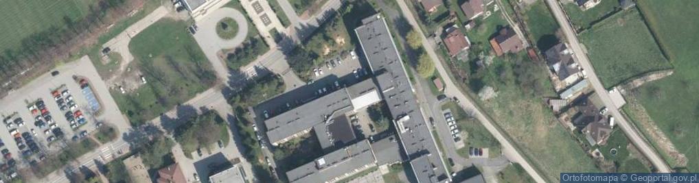 Zdjęcie satelitarne Małopolski Ośrodek Dokształcania I Doskonalenia Zawodowego