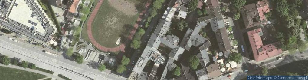 Zdjęcie satelitarne Małopolskie Centrum Edukacji Florystycznej - Placówka Kształcenia Ustawicznego