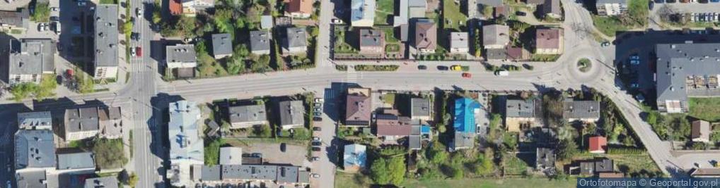 Zdjęcie satelitarne Niepubliczny Ośrodek Dokształcania Line Progress Grzegorz Malinowski Oddział Zamiejscowy