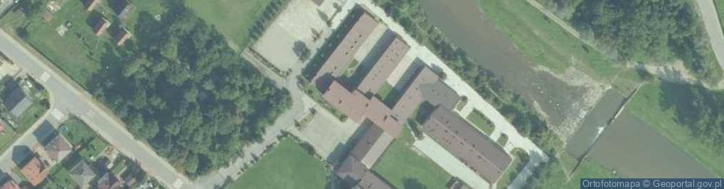 Zdjęcie satelitarne Ośrodek Dokształcania I Doskonalenia Zawodowego Mszana Dolna