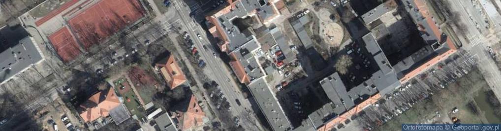 Zdjęcie satelitarne Ośrodek Doskonalenia Nauczycieli Wyższej Szkoły Humanistycznej Twp