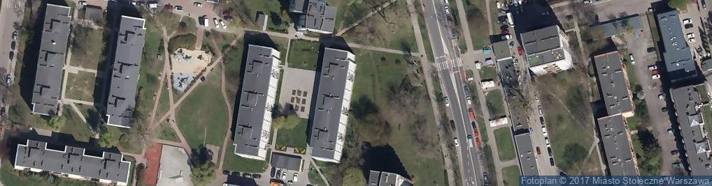 Zdjęcie satelitarne Ośrodek Kształcenia Zawodowego Frajda