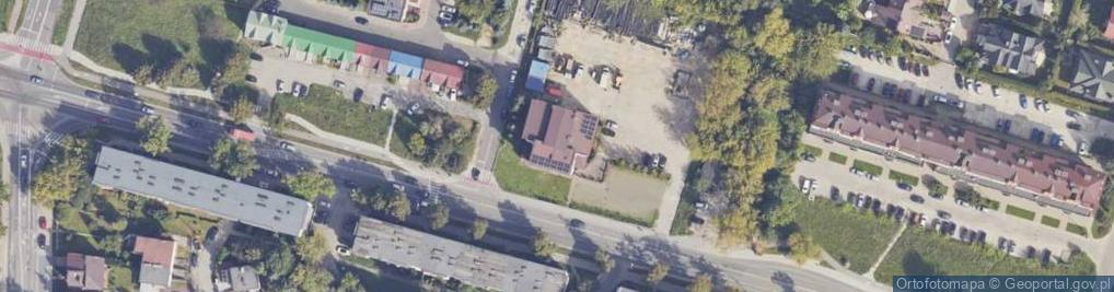 Zdjęcie satelitarne Placówka Kształcenia Ustawicznego Zarządu Wojewódzkiego Niezależnego Samorządnego Związku Zawodowego Policjantów Województwa Mazowieckiego