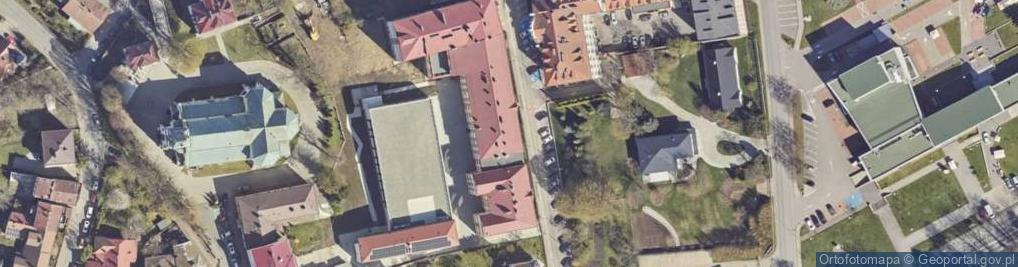 Zdjęcie satelitarne Podkarpackie Centrum Kształcenia Ustawicznego