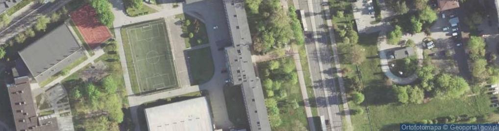 Zdjęcie satelitarne Podkarpackie Centrum Kształcenia Ustawicznego
