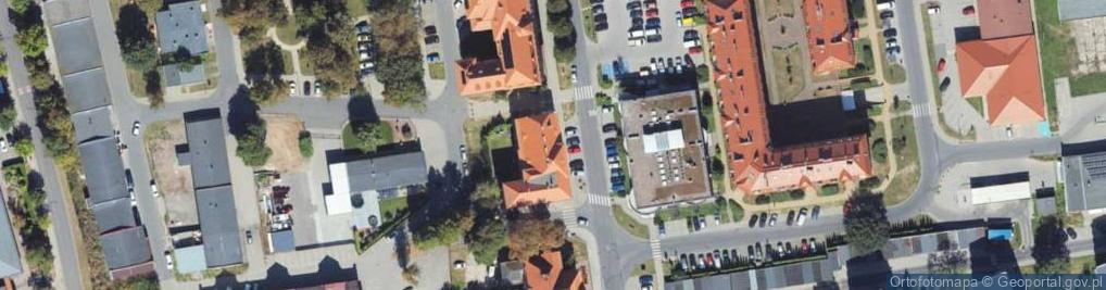 Zdjęcie satelitarne Uniwersytet Powszechny Mykowscy Ośrodek Kształcenia Zawodwego