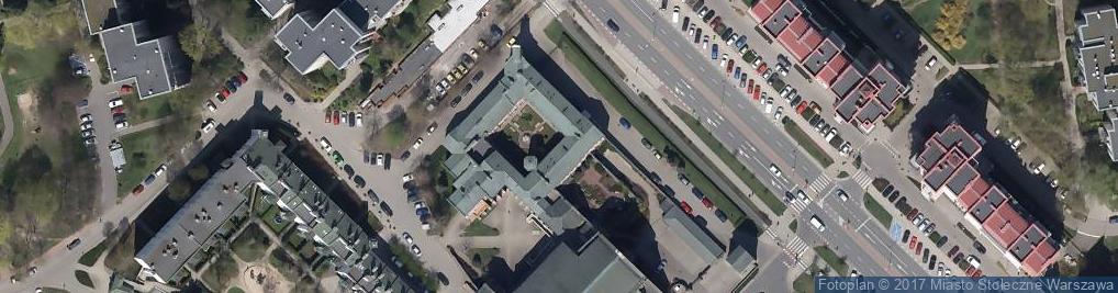 Zdjęcie satelitarne Integracyjna Szkoła Podstawowa Im. Św. Rity. Mikroszkoła Ursynów