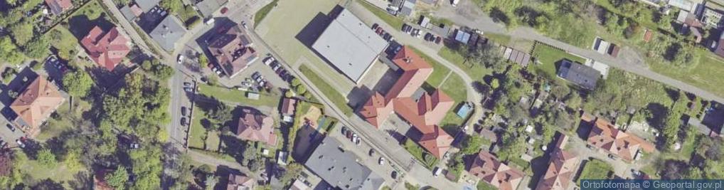 Zdjęcie satelitarne Miejska Szkoła Podstawowa Nr 1 Im. Powstańców Śląskich W Knurowie