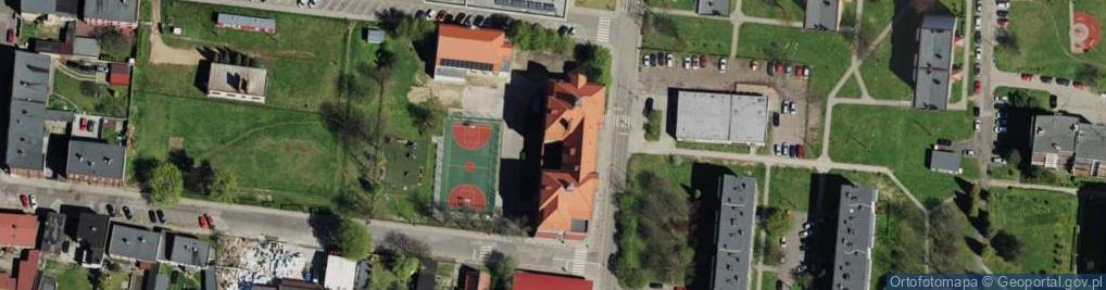 Zdjęcie satelitarne Miejska Szkoła Podstawowa Nr 1 W Piekarach Śląskich