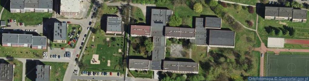 Zdjęcie satelitarne Miejska Szkoła Podstawowa Nr 13 Im.powstańców Śląskich