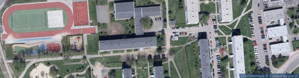 Zdjęcie satelitarne Miejska Szkoła Podstawowa Nr 7 W Knurowie