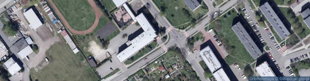 Zdjęcie satelitarne Miejska Szkoła Podstawowa Z Oddziałami Integracyjnymi Nr 2 Im. Karola Miarki W Knurowie