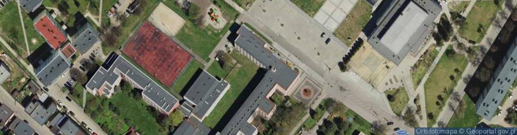 Zdjęcie satelitarne Niepubliczna Szkoła Podstawowa 'Zamkowa Szkoła'