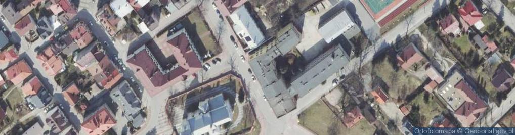 Zdjęcie satelitarne Niepubliczna Szkoła Podstawowa Im. Adama Mickiewicza W Mielcu