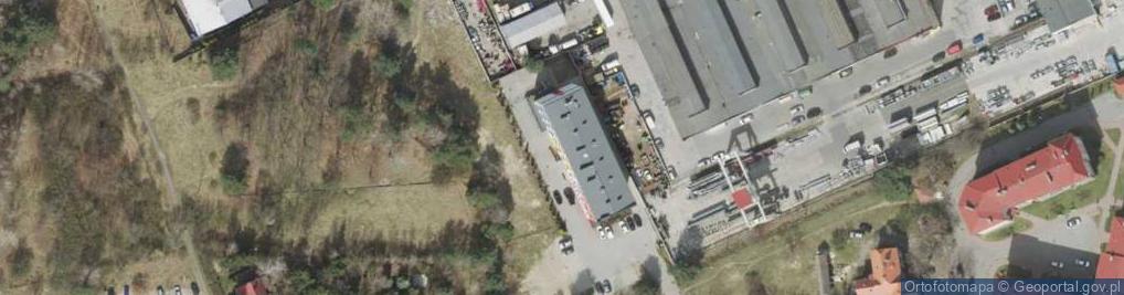 Zdjęcie satelitarne Niepubliczna Szkoła Podstawowa Im. Marii Montesorii W Zielonej Górze