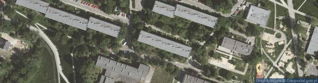 Zdjęcie satelitarne Niepubliczna Szkoła Podstawowa Z Oddziałami Mistrzostwa Sportowego Nr 2 W Krakowie