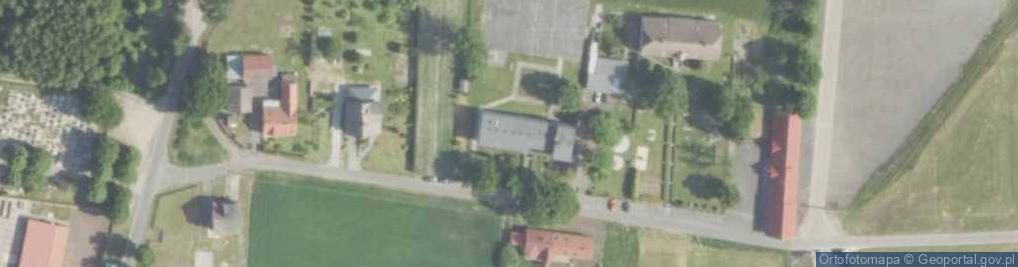 Zdjęcie satelitarne Publiczna SP w Wachowie
