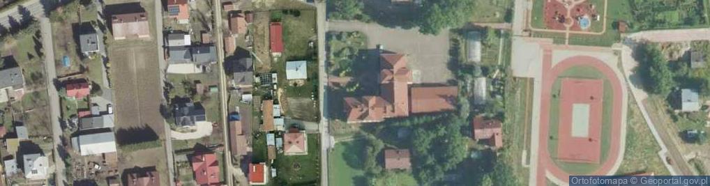 Zdjęcie satelitarne Publiczna Szkoła Podstawowa Nr 1 Im. Heleny Marusarz W Woli Rzędzińskiej